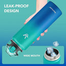 Enerbone 32 oz Insulated Water Bottle, Stainless Steel Bottle with Carrying Strap, Double-Wall Vacuum Insulation Design, Leakproof Sports Bottle with Straw, Keep Drinks Cold or Hot for Hours by CozyNest Decor