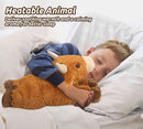 Cuckool Bull Stuffed Animals, Microwavable Stuffed Animals Adorable Fluffy Bull Plush for Warmth & Comfort, Heatable Coolable Lavender Scent Toys, Cute Soft Plushies Gift for Kids Boys Girls & Adults by TinyTreasures Baby Boutique