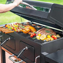 Charcoal Grill Outdoor BBQ Grill, Extra Large Cooking Area 794 Square Inches with Two Individual & Adjustable Charcoal Tray, Foldable Side Tables for Outdoor Cooking Backyard Camping Picnics By DNKMOR by GreenHaven Gardens