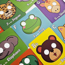 Alphabet Mask Cards, Alphabets ABC Flash Cards with Animal Masks, Giant Letter ABC Animals Faces Flash Learning Flashcards, Interactive and Educational Animals Masks Set (Alphabet Mask Cards, 1) by TinyTreasures Baby Boutique