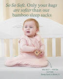 Supersoft Sleep Sack 1.0 TOG, Premium Bamboo Viscose Baby Sleeping Bag 2-Way Zipper Sleep Sack Baby Wearable Blanket by TinyTreasures Baby Boutique