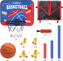 Kids Arcade Basketball Game with Electronic Scoreboard and Cheer Sounds, Indoor Outdoor Basketball Hoop with 4 Balls, Game Toy Gift for Ages 3-12 Boys and Girls by TinyTreasures Baby Boutique