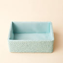 LA JOLIE MUSE Storage Baskets Set 4 - Stackable Woven Basket Paper Rope Bin, Storage Boxes for Makeup Closet Bathroom Bedroom (Light Green) by TinyTreasures Baby Boutique