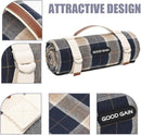 G GOOD GAIN Waterproof Picnic Blanket Portable with Carry Strap for Beach Mat or Family Outdoor Camping Party (Brown) by TinyTreasures Baby Boutique