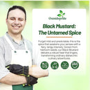 Outsidepride Black Mustard Seeds - 10000 Pcs Nutrient-Rich, Flavorful Annual Microgreen Seeds for Planting, Easy-to-Grow, Ideal for Indoor & Outdoor Cultivation, Soil & Hydroponic Systems by GreenHaven Gardens