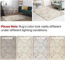 Keen Home Design 2x10 Rug - Machine Washable Runner Rug with Non-Slip Backing, Ideal for Hallway, Entryway, Kitchen, Laundry Room - Vintage, Easy Clean, Durable, Low Pile - (2'6" x 10') by CozyNest Decor