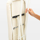 Brabantia Size A Compact Small Ironing Board (43x12 in) 7 Height Options, Adjustable Steam Iron Rest Holder (Morning Breeze) Non-Slip Feet, Anti-Collapse Child Locks by CozyNest Decor
