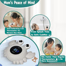 TKY Baby Bath Thermometer with Floating Toys & Room Temperature Monitor - Rechargeable Digital Thermometer with Temperature Alerts, Bath Essentials for Newborns, Infants (Advanced Grey) by TinyTreasures Baby Boutique