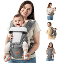 besrey Baby Carrier with Hip Seat Newborn to Toddler 9-in-1, Front Facing Baby Hip Carrier, Breathable Mesh for Moms & Dads, Forward Facing & Backpack Infant Holder (7-45 lbs) by TinyTreasures Baby Boutique