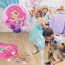 WERNNSAI Mermaid Piñata-Mermaid Party Piñata with Bat and Blindfold for Girls, Kids Birthday Party Games Anniversary Celebration Classroom Activities Mermaid Themed Party Decorations (15.7’’ x 12.2’’) by TinyTreasures Baby Boutique