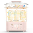 Bottle Sterilizer and Dryer, All-in-One Electric Steam Sterilizer Bottle Sanitizer for Baby Bottles, Pump Parts Accessories Newborn Essential Bottle Warmer for Breastmilk & Thaw (Pink) by TinyTreasures Baby Boutique