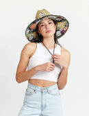 Straw Hat for Men & Women | Lifeguard Hat, Beach Hat & Sun Hat | UPF 50+ Wide Brim for Sun Protection | One Size | Hemlock by GreenHaven Gardens