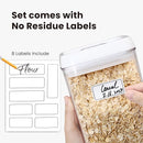 Felli Flip Tite Food Storage Container 5" LARGE Size Airtight Lid Lock Top, Stackable Kitchen Canister for Space Saving, Pantry Fridge Cupboard Organizer, Spice Seasoning Pet Treats Snack (1.1 qt) by TinyTreasures Baby Boutique