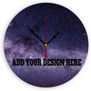 Generic Custom Wall Clock Personalized Clocks with Photo Text Logo That PVC Customized Round Silent Clock for Living Room Creative, 10inch-25cm by TinyTreasures Baby Boutique
