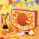 WERNNSAI Basketball Piñata - Basketball Party Supplies Piñata Bundle with Blindfold and Stick Sports Themed Party Supplies for Kids Carnival Events Basketball Party Decorations (15.8" x 11.8" x 3") by TinyTreasures Baby Boutique