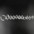 H&D 11pcs Clear Crystal Chandelier Lamp Lighting Drops Pendants Balls Prisms Hanging Glass Prisms Parts Suncatcher Home/House Decor by GreenHaven Gardens