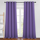 NICETOWN Lilac Purple Blackout Curtains 102 inches Long, Grommet Thermal Insulated Solid Room Darkening Window Treatments Sound Reducing for Living Room, W46 x L102, Set of 2 by TinyTreasures Baby Boutique