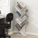 Furinno Tree Bookshelf 9-Tier Floor Standing Tree Bookcase, White by TinyTreasures Baby Boutique