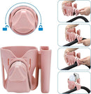 Accmor Universal Cup Holder, Stroller Cup Holder with Phone Holder, 360° Rotatable Large Caliber Designed Bottle Holder for Stroller, Bike, Wheelchair, Walker, Scooter by TinyTreasures Baby Boutique