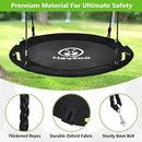 Tree Swing, Saucer Flying Swing 40 Inch for Kids, 900lbs Weight Capacity, with Adjustable Hanging Straps, Swing Sets for Backyard, for Indoor and Outdoor Playground, Black by GreenHaven Gardens