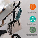 Stroller Hooks, Babyfond 2 Pack of Multifunctional Hooks, 360-degree Rotating Firm Non-Slip Stroller Hook for Buggy, Baby Carrier, Bike Bicycle, Car Headrest by TinyTreasures Baby Boutique