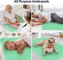 4 Pack 36” x 54” Extra Heavy Absorbency Washable Underpads, Waterproof Nursing Pads Incontinence Bed Pads, Reusable Washable Pee Pads for Dogs, Diaper Changing & Adults, Mattress Protector by TinyTreasures Baby Boutique