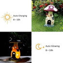 Fairy Houses for Outside - Solar Light Garden Decor, Solar Garden Decor, Waterproof Yard Mushroom Ornaments for Patio Lawn, Christmas, Birthdays, Unique Gift Ideas for Gardening Mom & Grandma by GreenHaven Gardens