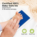 4-Pack Inkless Baby Hand and Footprint Kit - Mess Free Ink Pad for Newborn Keepsake, Dog Nose & Paw Print Kit, Clean Touch Ink Pad for Baby Hand & Footprints, Ideal New Mom Gifts (Holidays, L) by TinyTreasures Baby Boutique