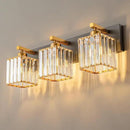 Modern Bathroom Vanity Light 3-Lights Black Gold Crystal Bathroom Wall Light Vanity Light Fixtures，20.47-inch Modern Minimalist Design by CozyNest Decor