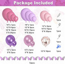Amandir 175Pcs Pink and Purple Balloon Garland Arch Kit Butterfly Baby Shower Decorations for Girl, Lavender Purple Dusty Pink Balloon for Women Birthday Bridal Shower Wedding Party Supplies by CozyNest Decor
