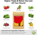 inbloom Fruit Seed Pod Kit for AeroGarden, Ahopegarden, GARDENCUBE, MUFGA, iDoo Hydroponics Growing System, 50-Pods (350+ Seeds Include Strawberry, Tomato, Cucumber, Pea, Ruby Queen Beet) by GreenHaven Gardens