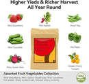 inbloom Fruit Seed Pod Kit for AeroGarden, Ahopegarden, GARDENCUBE, MUFGA, iDoo Hydroponics Growing System, 12-Pods (350+ Seeds Include Strawberry, Tomato, Cucumber, Pea, Ruby Queen Beet) by GreenHaven Gardens