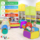 Gift for Toddler Boys & Girls, Ball Pit, Play Tent and Tunnels for Kids, Best Birthday Gift for 3 4 5 Year Old Pop Up Baby Play Toy, Target Game w/ 4 Darts Indoor & Outdoor by TinyTreasures Baby Boutique