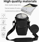 Water Bottle Holder with Strap 32 40oz Crossbody Insulated Water Bottle Carrier Sling Bag with Adjustable Wide Strap and Phone Purse 5 Pockets for Walking Hiking Gym Travel by TinyTreasures Baby Boutique