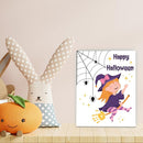 Halloween Baby Keepsake Gift, Baby's First Halloween Footprint Art on 7.8x9.8 Inch Canvas for Desktop Display, Baby Shower Photo Prop by TinyTreasures Baby Boutique