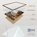 VCK 24x36 Brown Poster Frame 3 Pack, Wood Picture Frame with Exclusive Wood Grain, Wall Mounting Hanging by CozyNest Decor
