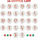 Name Ornaments for Christmas Tree, Custom Initial Monogram Snowman Ceramic Ornament for Kids Boys Girls, Monogrammed Christmas Ornaments 2025 by TinyTreasures Baby Boutique
