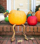 Plow & Hearth Set of 4 Bendable Pumpkin Arms and Legs | Create Whimsical Halloween Decor | Spooky Vine Design | Includes 2 arms and 2 Legs, Iron, Orange by GreenHaven Gardens