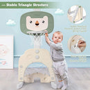 Costzon Kids Basketball Hoop, Toddler Sports Activity Center w/ 5 Adjustable Height Levels, Basketball Soccer Golf Game Set, Indoor Outdoor Basketball Hoop Set Gift for Baby Infant by TinyTreasures Baby Boutique