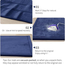 ACOMOPACK Baby Play Mat for Floor 1.3" Thick Memory Foam Play Mat 79"×157 Tummy Time Crawling with Non-Slip Bottom for Living Room,Nursery,Soft Velvet Playpen Mats for Kids,Infants（Royal Blue） by TinyTreasures Baby Boutique