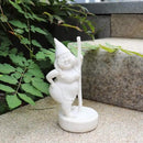 Paint Your Own Garden Gnome Statues, Unpainted Pole Dancing Gnome Statue, Unpainted DIY Gnome Figurines, Funny Outdoor Gnome Figure, Dancing Lady Gnome Statue(6.7"/17 cm) by GreenHaven Gardens