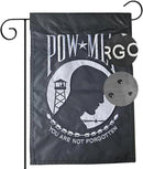 US Embroidered Pow Mia Garden Flag Double Sided 12x18 Inch Yard Lawn Garden Flags Banner Heavy Duty Vivid Color by GreenHaven Gardens