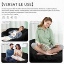 Bean Bag Chair for Adults 4FT,Soft Removable Cover for Teens/Girls Bedroom,Fluffy Giant Round Floor Beanbag Lounger Chairs (No Filler,Black) by CozyNest Decor