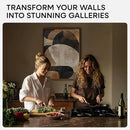 Homeforia 20x28 Picture Frame Brown, High End Dark Oak 20x28 Walnut Wooden Poster Frames with Mat 14x22, 20 x 28 Wood Frame Matted to 14 by 22, 28x20 Hanging Frames, Tempered Glass, Wall Kit, Set of 1 by CozyNest Decor