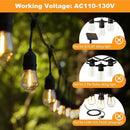 BRIMAX 2w S14 Led Edison Light Bulbs Outdoor 11w Incandescent Filament Bulb Replacement 2700K Bright Warm White Dimmable, E26 Base Durable Led Bulb for Outdoor Patio String Light,15pack by GreenHaven Gardens