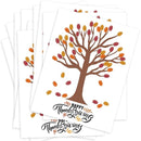 Gratitude Tree Fingerprinting Kit, DIY Happy Thanksgiving Keepsake, Baby Keepsake Gifts, 10 Cards, Thanksgiving Party Game Supplies, Make Your Own Thank You Greeting Cards Gifts for Mom and Dad, 03 by TinyTreasures Baby Boutique