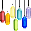 HDCRYSTALGIFTS 7pcs Crystal Suncatcher Prisms 3'' Window Hanging Ornament Rainbow Glass Prism Sun Catcher Decor for Home Garden by GreenHaven Gardens
