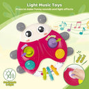Ladybug Baby Light Up Toys with Rattle Led Light Music, Interactive Educational Fine Motor Development Toy for 3-6-12-18-24 Months Baby Toddler - Red by TinyTreasures Baby Boutique