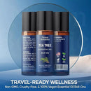 Tea Tree Oil Roll-On 10 ml - 100% Pure, Natural Essential Oil for Aromatherapy, Skin, Face & Body - Pre-Diluted for Travel - Nexon Botanics by CozyNest Decor