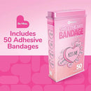 BioSwiss Bandages, Valentine Heart Shaped Self Adhesive Bandage, Latex Free Sterile Wound Care, Fun First Aid Kit Supplies for Kids, 50 Count by TinyTreasures Baby Boutique